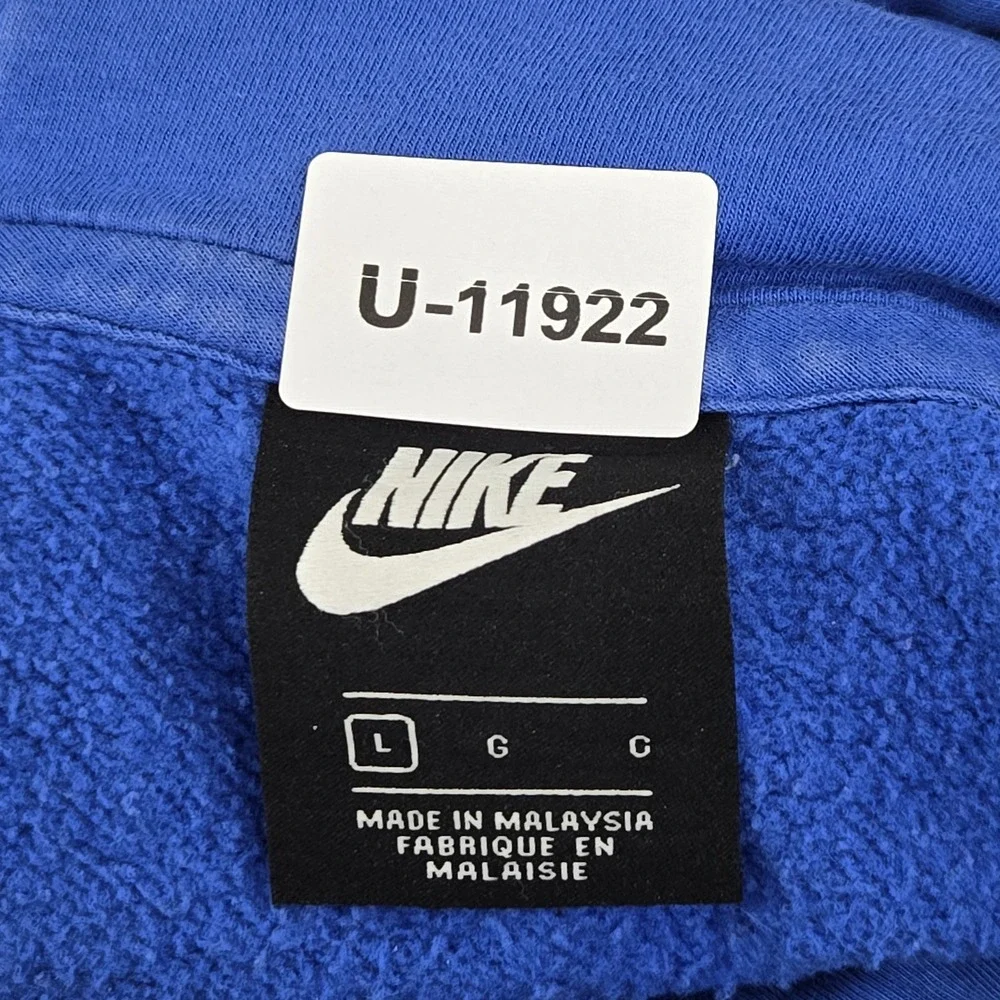 Florida Gators Men Hoodie L Blue Nike Graphic Fleece Gator Logo Activewear NWT